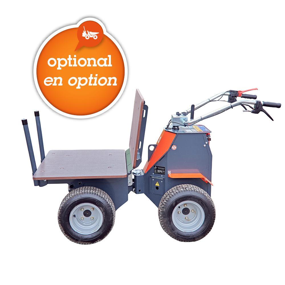 Elektro-Dumper HD50E Rasenbereifung